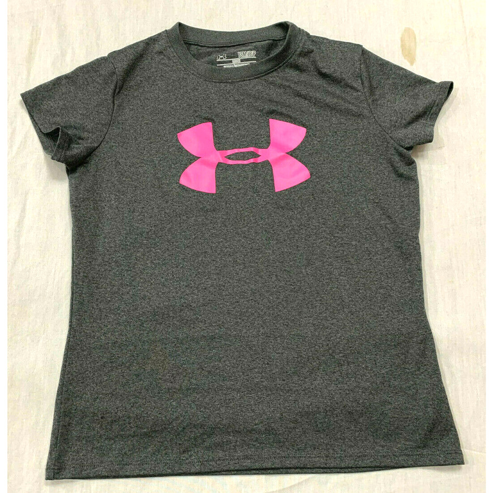 🫐 UNDER ARMOUR GIRLS ATHLETIC LOOSE SHIRT SIZE YOUTH SMALL  🫐